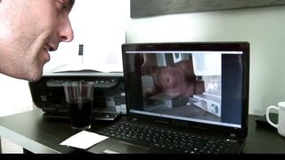 Slutty blonde milf sets up a banged session