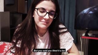 Step brother blown and fuck by Tannyia, while napping