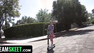 TeamSkeet - Great Thick sluts Bounces Her Pink Cunt On Lucky Stud And Makes Him Cum On Her Long Booty