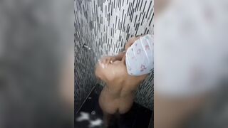 My next door doesn't know that I broke inside her house and I found her inside the toilet and we ended up fucking like kinky. This happened inside Miami United States