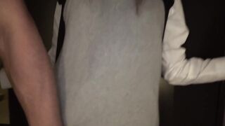 Tiny melons Japanese teenie sucking off mature bro's huge cock then ride on it. Jizzed sex into naughty cosplay with. Deep Throat oral sex and Japanese amateur pov. https://bit.ly/3FRppny