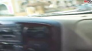 Blonde Eighteen with tiny titties pick up from a big black cock for interracial sex and a facial