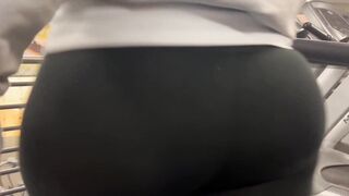 Gym Day Wearing View Thru Pants Showing Off My Bubble Booty