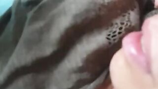 Silent fucking. My best friend's BF sneaks into my dorm room. And gave me a long cumshot!