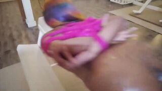 Mini gets Bound and pounded