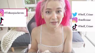 Slender 19 year old reacting to Amateur Porn - Emma Fiore