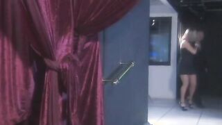Freaky shaved producer organized casting couch for curious blonde beauty who wants to become a celeb