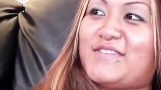 See african Cutie eat a pierced cunt out
