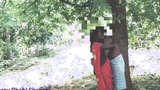 Outdoor vulgar Beauty 18 year old blows and fucks into secluded forest with brother