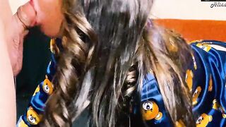 Stepsister gave me a fellatio and then she will kiss her bf. LoL