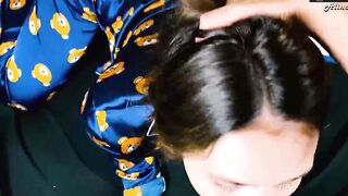 Stepsister gave me a fellatio and then she will kiss her bf. LoL