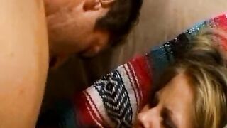 Snatch licking an then rough sex