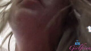 Beauty Hot Lily Adams blows some mean penis and gets pounded