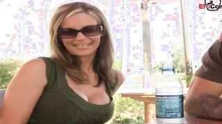 American skank with long voluptuous melons pick up at the street for a screwed