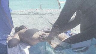 Caribbean Naked Beach Interracial Sex #3 - Im getting POUNDED INTO OUTSIDE by bbc while husband films and Voyeurs See!