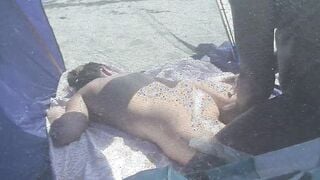 Caribbean Naked Beach Interracial Sex #3 - Im getting POUNDED INTO OUTSIDE by bbc while husband films and Voyeurs See!