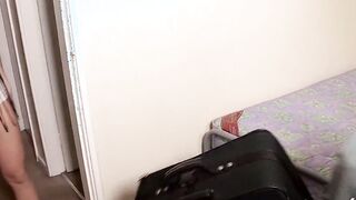 THIN NEIGHBOUR BARELY LEGAL TINA SEDUCE HIM TO FUCKED WHEN HOME ALONE
