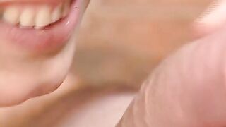 Adorable 18 year old juices disgusting mature step grandpa with her small pussy