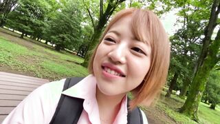 Adorable Japanese teenie with short hair experience first pov . Old bf teaches her how to bj then fucks twat bareback. Japanese amateur 18yo jizzed.