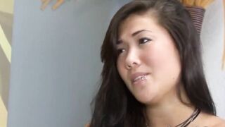 Big Titted chinese 18 yo blows off oldie after titty banged!