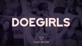 DOEGIRLS - (Katie Kush) - Huge Butt 18 Yo Shows Her Goddess Underwear And Masturbates With Her Sex Toys
