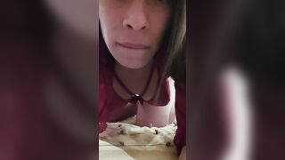 having fun rough with my new sex toy