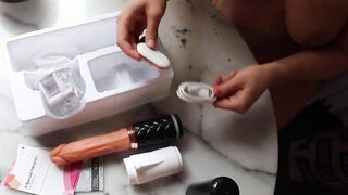 Sohimi Thrusting sex toy - Double Penetration and Big Load into Booty