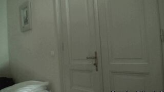 Mature older takes 2 dicks from both sides