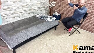 Amateur swingers lovers into the first cuckold grind. Pamela Sanchez nailed by a huge penis
