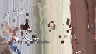 Lusty Bae moans as her soak holes are double penetrates by long cocks