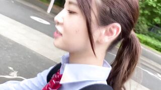 Honor school girl skinny JK teens years older.Sex without latex with old bf on the way home from club activities. It feels too pretty and begs for creampie. Japanese amateur 18yo porn.