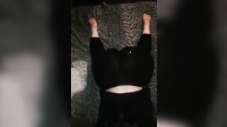 Older Pants Digging into her Butt Crack