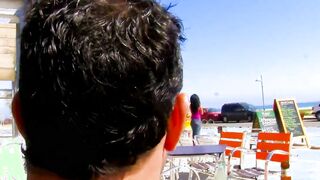 Cumshot Sex Party - 2 couples sex party on a Californian beach