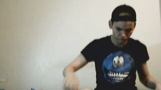Blond 18 skank cheat her poor BF with other man inside j