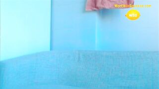 milf with huge saggy hooters showing off on webcam