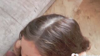 Adorable cunt with mouth next door gets naked and riding me