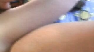 Young Blonde German 19 Yo with pierced Vagina Hand Job