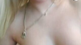 Young Blonde German 19 Yo with pierced Vagina Hand Job