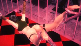 Final Fantasy VII Cartoon - Yuffie hardsex with Aerith Futanari - Japanese chinese Manga Animated Game Porn