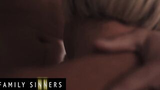 (Helena Locke) hubby stands her up for their date Her stepson Lewis (Codey Steele) ends up comforting her and confessing he's been attracted to her for a huge time - Family Sinners