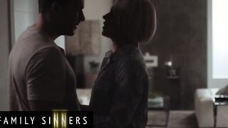 (Helena Locke) hubby stands her up for their date Her stepson Lewis (Codey Steele) ends up comforting her and confessing he's been attracted to her for a huge time - Family Sinners
