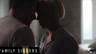 (Helena Locke) hubby stands her up for their date Her stepson Lewis (Codey Steele) ends up comforting her and confessing he's been attracted to her for a huge time - Family Sinners