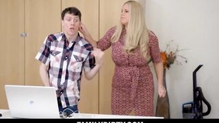 FamilyDirty.com - Long Titties cougar Milf 3Some With Innocent Daughter And Son - Lexi Grey, Karen Fisher, Rion King