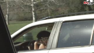 Dark Hair Milf with huge titted enjoy the rough penis after she get pick up