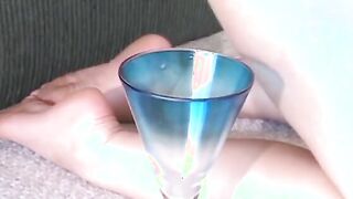 Lusty goddess likes her soak holes penetrated by a long pole