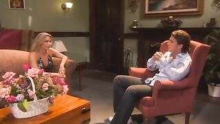 Dude massage her clitoris while she is ride his penis