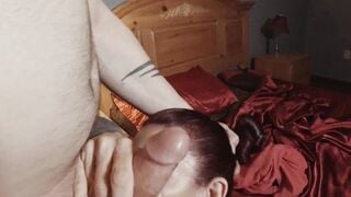 Face nailed my guy's filthy whore of a mother. He owes me cash, and I do it to her because I can