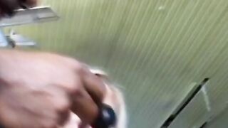 Goddess blonde gets anal beads inside her booty and a big african dick to nailed her