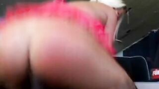 Goddess blonde gets anal beads inside her booty and a big african dick to nailed her