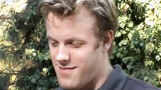 Vulgar stud banging blonde skank rough after getting his rough cock blown
